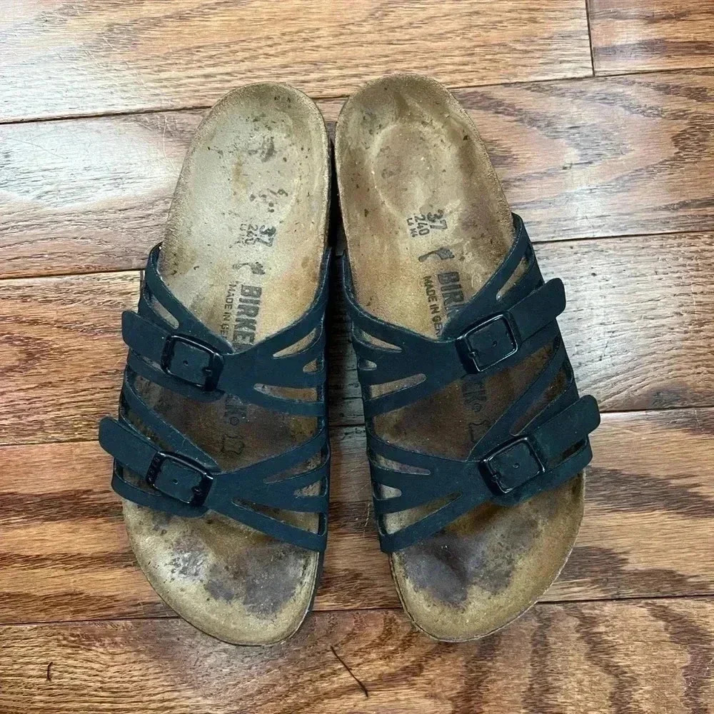 Birkenstock Granada Black Sz W6 M4